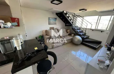 Cobertura à venda, 2 quartos, 1 suíte, 2 vagas, sagrada família - belo horizonte/mg