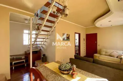 Cobertura à venda, 4 quartos, 2 suítes, 2 vagas, sagrada família - belo horizonte/mg