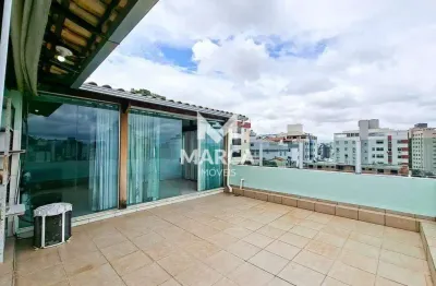 Cobertura para aluguel, 2 quartos, 1 vaga, união - belo horizonte/mg