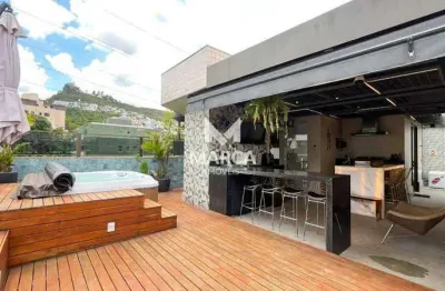 Cobertura à venda, 4 quartos, 1 suíte, 3 vagas, buritis - belo horizonte/mg