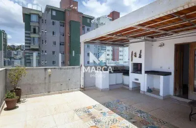Cobertura à venda, 2 quartos, 1 suíte, 2 vagas, buritis - belo horizonte/mg
