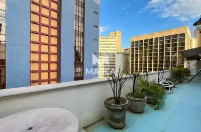 Cobertura à venda, 6 quartos, 1 suíte, 3 vagas, funcionários - belo horizonte/mg