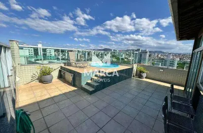 Cobertura à venda, 4 quartos, 1 suíte, 4 vagas, nova floresta - belo horizonte/mg