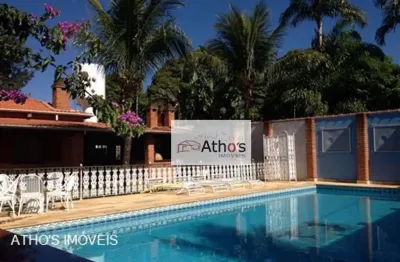 Chácara com 3 dormitórios à venda, 1000 m² por r$ 1.800.000,00 - parque das bandeiras - indaiatuba/sp