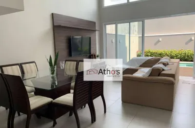 Sobrado a venda, terra nobre, indaiatuba/sp, 3 suítes, sala ampla pé direito duplo, cozinha integrada, piscina, quintal com pergolado, 4 vagas