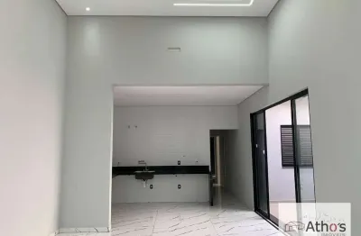 Casa a venda no gran reserve, indaiatuba/sp, 3 dormitorios sendo 2 suítes, sala ampla e cozinha integradas, lavanderia, toda automatizada com alexa