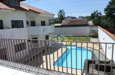 Esquina, sobrado c/piscina e galpão à venda, 2000 m² por r$ 3.500.000 - parque santa rosa - suzano/sp