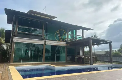Venda de 5/4 no parque de jacuípe - vende casa frente mar -  vendo em barra de jacuípe