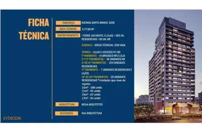 Apartamento à venda no bairro santo amaro - são paulo/sp