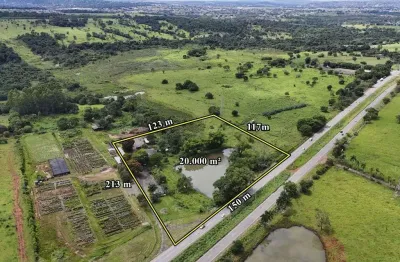 Área de 20000 m² à venda por r$ 4.000.000 - aracoara parque - goiânia/go