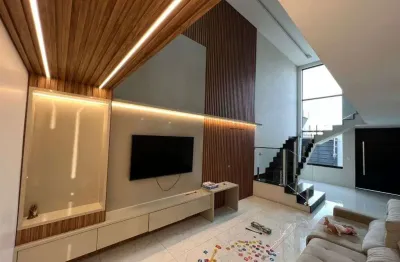 Sobrado mobiliado de 257m² com 05 quartos à venda por r$ 1.300.000 no residencial dom rafael em goiânia