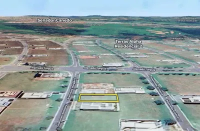 Terreno de 304 m² à venda por r$ 187.000 no terras alphaville 2 - senador canedo/go