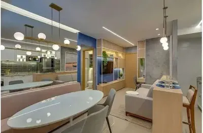 Apartamento de 57 m² com 02 quartos à venda por r$ 395.000 no setor criméia oeste - goiânia