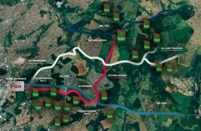 Terreno de 268 m² à venda por r$ 437.000 - jardins quebec - senador canedo/go