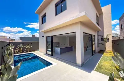 Sobrado de 242 m² com 04 suítes à venda por r$ 1.900.000,00 - jardins capri - senador canedo-go.