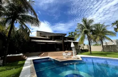 Sobrado de 535 m² com 04 suítes para alugar por r$ 25.000/mensais no alphaville flamboyant residencial cruzeiro do sul - goiânia