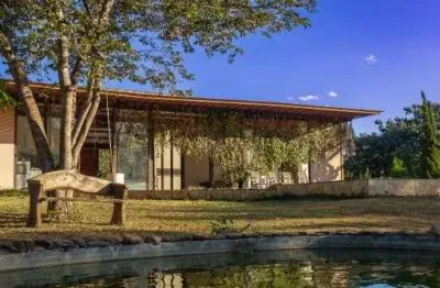 Casa com 4 dormitórios à venda, 1000 m² por r$ 4.100.000 - ecovila santa branca - terezópolis de goiás/go