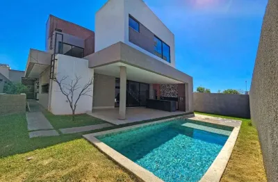 Sobrado de 290 m² com 04 suítes no portal do sol green - goiânia/go