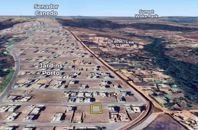 Lote de 305 m² à venda por r$ 320.000 no jardins porto - senador canedo/go