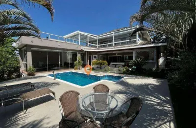 Casa com 4 dormitórios, 400 m² - venda por r$ 4.190.000,00 ou aluguel por r$ 20.960,00/mês - condomínio reserva do paratehy - são josé dos campos/sp