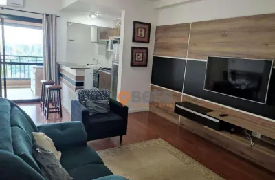 Apartamento com 1 dormitório para alugar, 55 m² por r$ 4.695,00/mês - jardim aquarius - são josé dos campos/sp