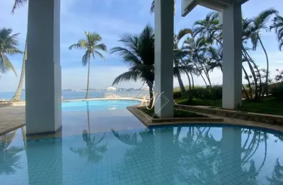 Vista total do mar!!! belíssimo apartamento, 03 suítes, varanda na sala, em frente ao mar, em condomínio fechado!!! oportunidade!!!