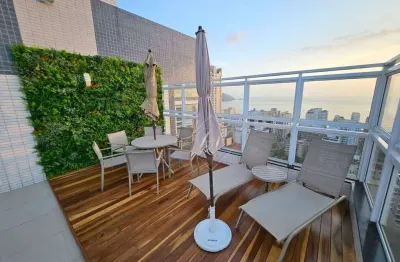 Oportunidade!!! À 2 quadras da praia, 1 suíte, vaga demarcada, lazer, no bairro embaré em santos!!!