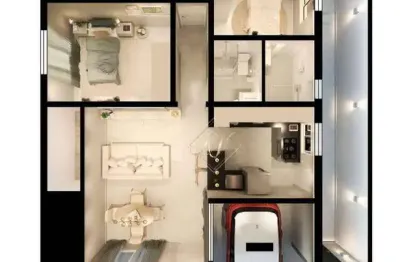 Sobreposta baixa ampla, a 4 quadras da praia, no coração do boqueirão!!!