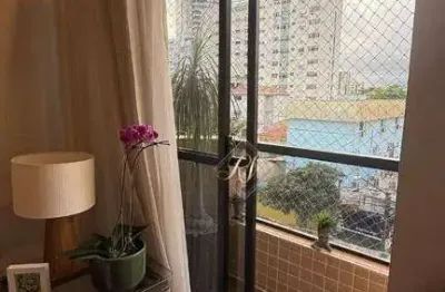 Sacada na sala, vista livre, elevador, portaria, na cidade de santos!!!