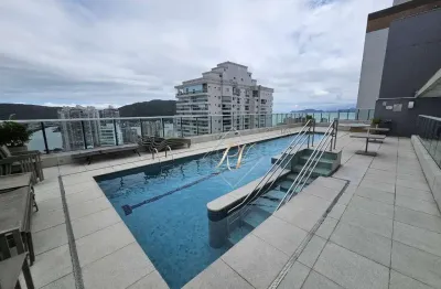 Maravilhoso Apartamento tipo Studio mobiliado, andar alto, vista mar e lazer completo em Santos!!!