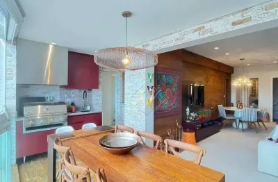 Porteira fechada!!!! fino acabamento, vista mar, varanda gourmet fechada em vidros, lazer completo na cidade de santos!!!