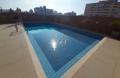 Oportunidade!!! apartamento amplo, sacada, lazer completo na cidade de santos!!!