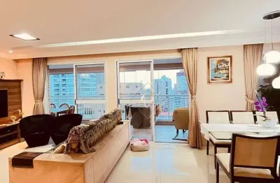Varanda gourmet com vista parcial mar, 3 suítes amplas, 2 vagas, lazer completo, no bairro gonzaga em santos!!!