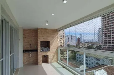 Excelente apartamento reformado, 3 dormitórios, varanda com churrasqueira, lazer, na cidade de santos!!!