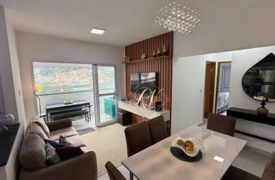 Oportunidade!! impecável, andar alto, vista livre, lazer completo na cidade de santos!!!