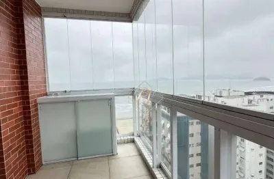 Vista mar, sacada fechada em vidro, arrumação diária, bairro boqueirão em santos!!!