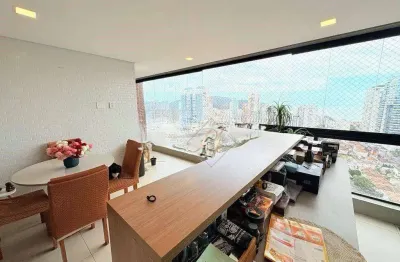 Apartamento com 3 dormitórios à venda, 120 m² por r$ 1.900.000,00 - aparecida - santos/sp