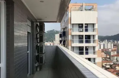 Locação, 2 suítes, sala ampla com sacada, lazer completo no bairro gonzaga em santos!!!
