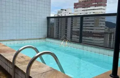 Cobertura duplex, piscina privativa, varanda gourmet com churrasqueira, 2 dormitórios, à 2 quadras da praia na cidade de santos!!!