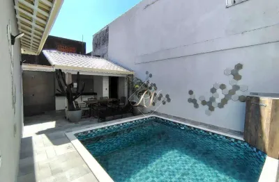 Casa com 4 dormitórios à venda, 127 m² por r$ 1.739.000,00 - vila caiçara - praia grande/sp