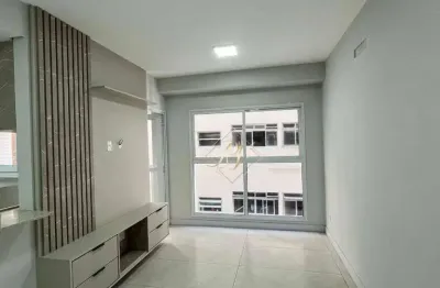 À 50 metros da praia, 2 dormitórios amplos om planejados, vaga demarcada, lazer completo na cidade de santos!!