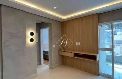 Fino acabamento, sol da manhã, mobiliado, 1 suíte, lazer, no bairro boqueirão em santos!!!