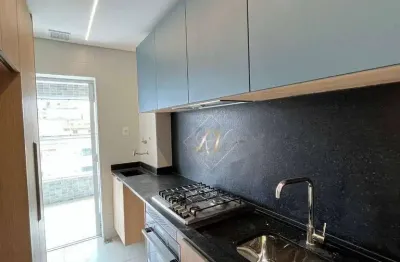 Fino acabamento, sol da manhã, mobiliado, 1 suíte, lazer, no bairro boqueirão em santos!!!