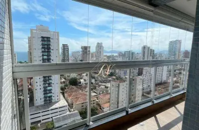 Maravilhoso apartamento, 2 suítes, vista mar, 2 vagas, lazer completo, na cidade de santos!!!