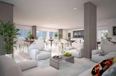 Apartamento com 2 dormitórios à venda, 73 m² por r$ 592.125,53 - maracanã - praia grande/sp