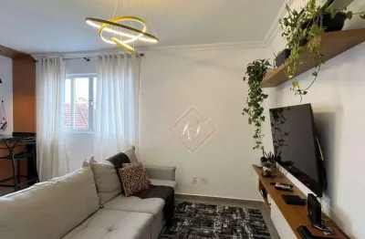 Porteira fechada!!!!!maravilhoso apartamento, 2 dormitórios, frente, vaga demarcada na cidade de santos!!!