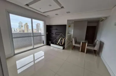 No coração do gonzaga!!! apartamento com 2 dormitórios, sacada, lazer completo!!!