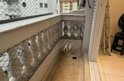 Apartamento com 3 dormitórios à venda, 132 m² por r$ 1.060.000,00 - embaré - santos/sp