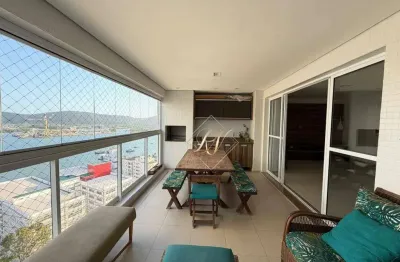 Maravilhoso apartamento, andar alto, semi mobiliado, com lazer completo no bairro da ponta da praia!!!