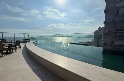 Maravilhoso apartamento, sol da manhã, andar alto, lado e vista mar, na quadra da praia, no bairro Aparecida!!!